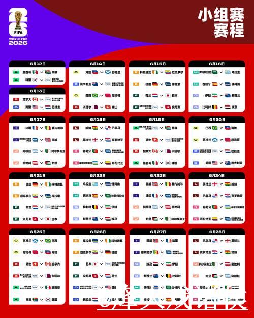 2026世界杯赛程直播全攻略，精彩不停